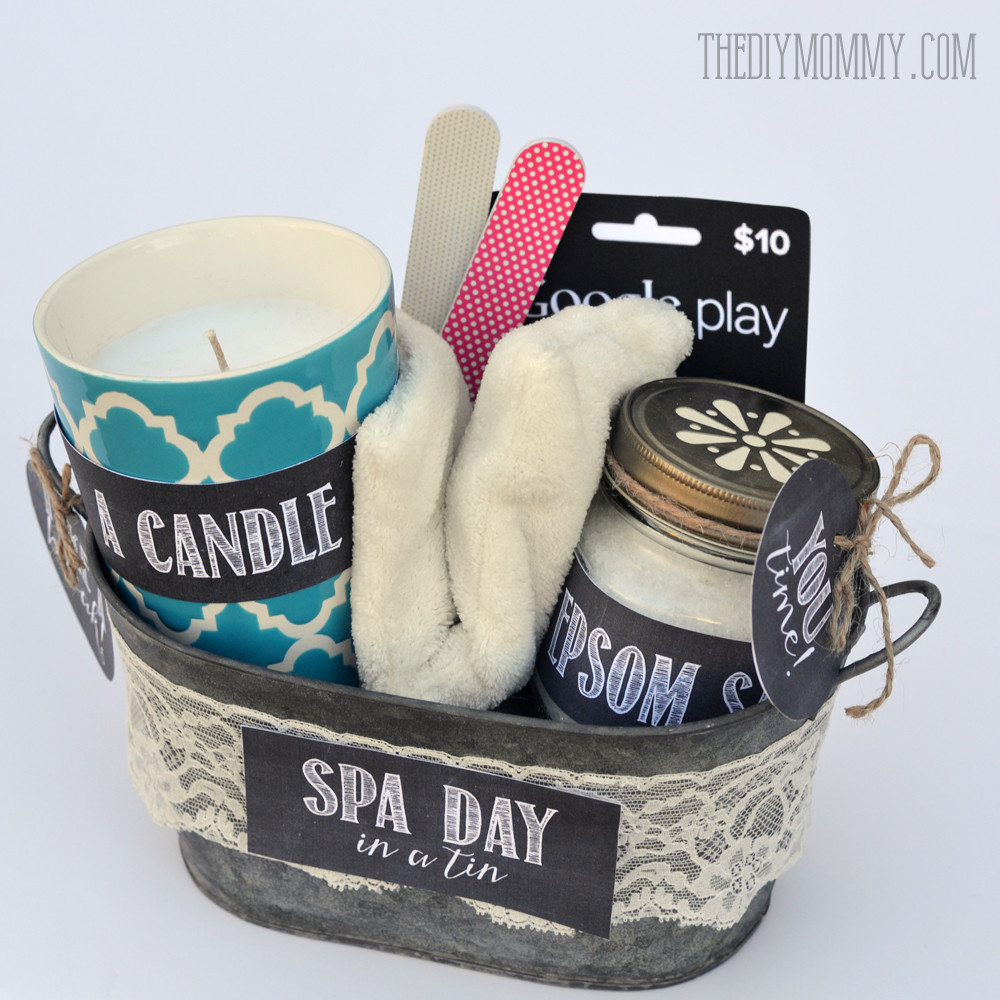 Diy Spa Gift Basket Ideas
 A Gift in a Tin Spa Day in a Tin