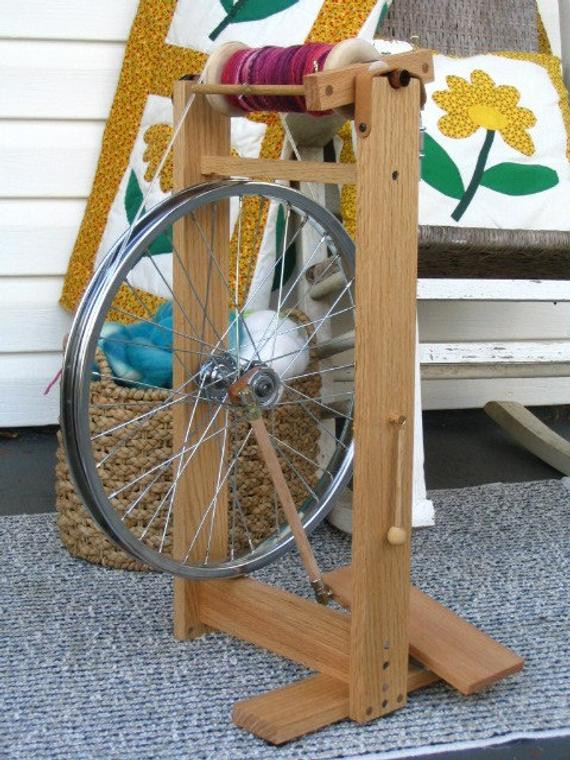 DIY Spinning Wheel Plans
 Handmade Modern Spinning Wheel Fidelis by HeavenlyHandspinning