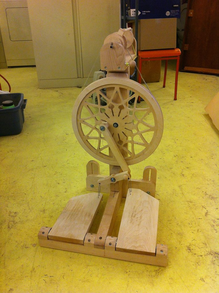DIY Spinning Wheel Plans
 Zephyr Spinning Wheel by John Tribe 2