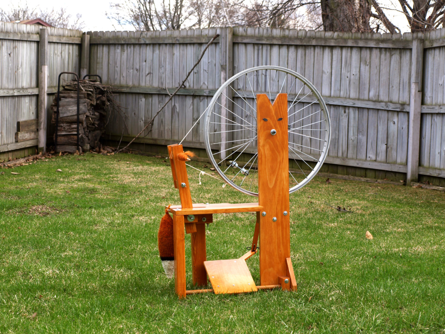 DIY Spinning Wheel Plans
 Thrifty Fox Spinning Wheel DIGITAL PDF PLANS by