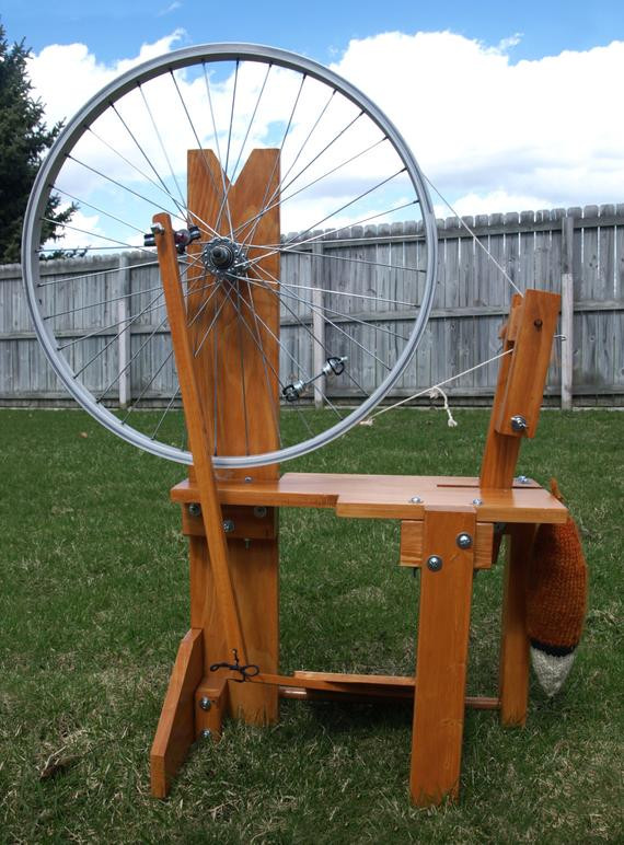 DIY Spinning Wheel Plans
 Thrifty Fox Spinning Wheel DIGITAL PDF PLANS from