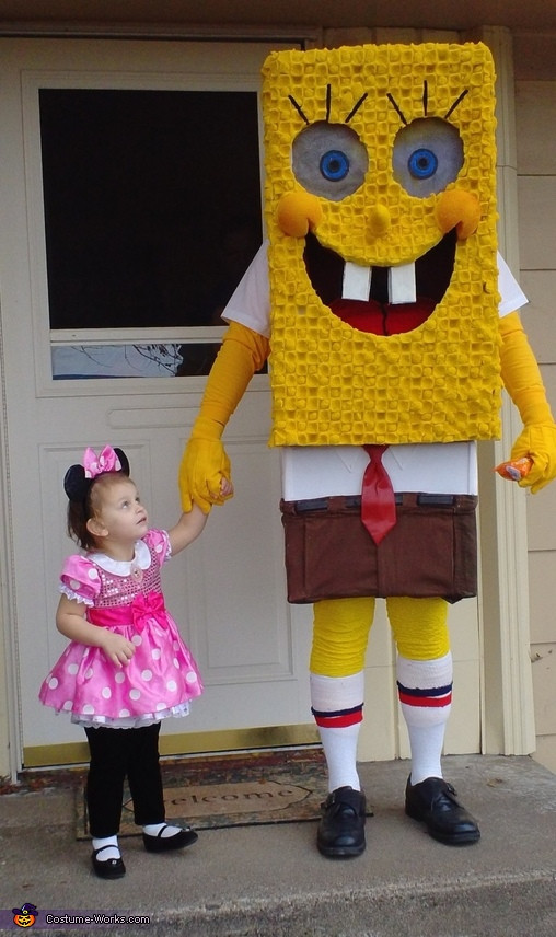 DIY Spongebob Costume
 Spongebob Daddy and Bel Costume