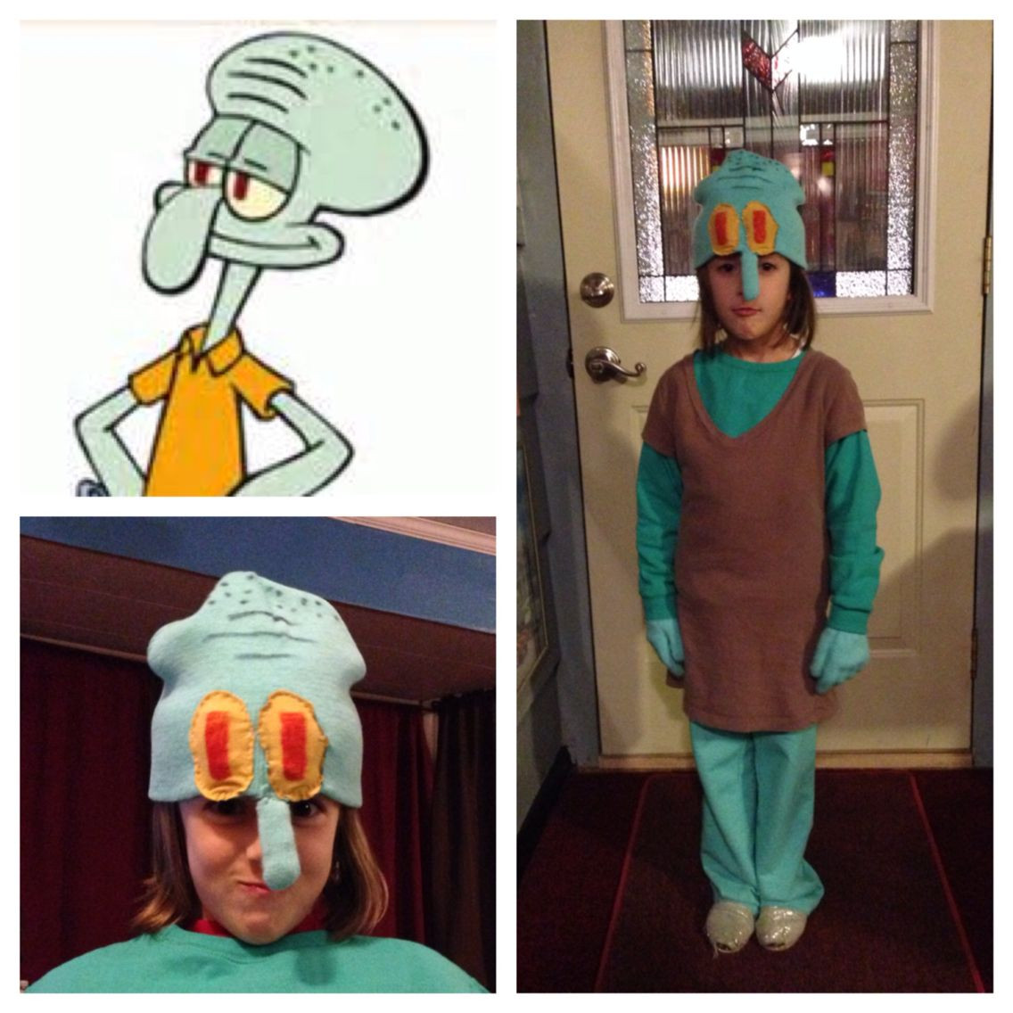 DIY Spongebob Costume
 Squidward costume DIY