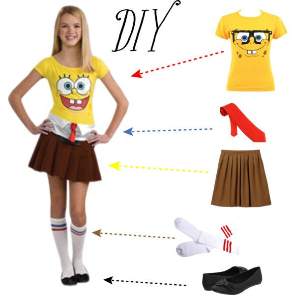 DIY Spongebob Costume
 17 Best images about Costume sponge bob on Pinterest
