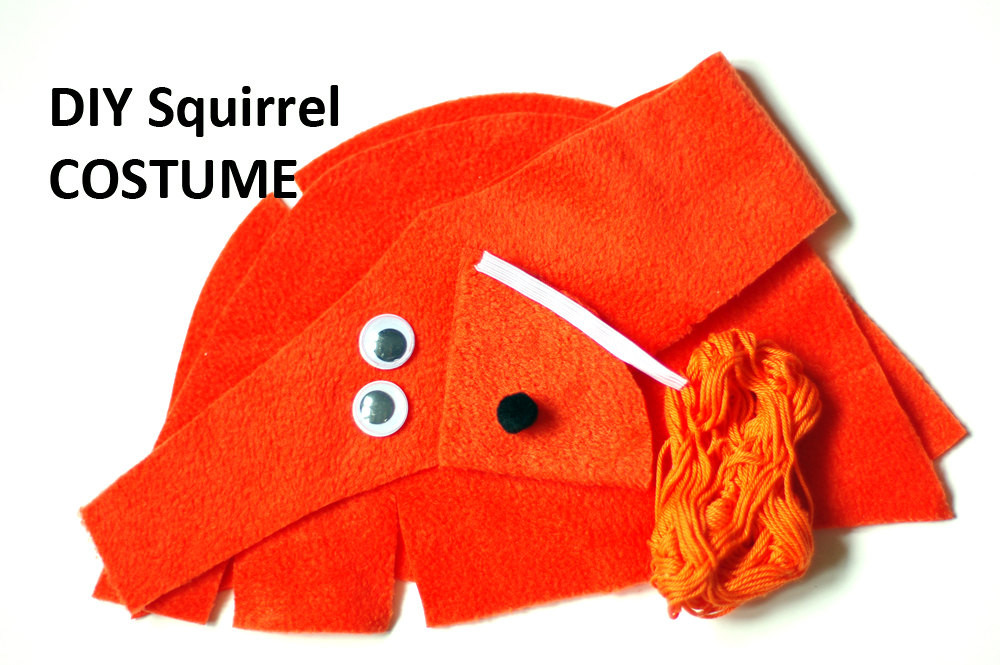 DIY Squirrel Costume
 DIY squirrel costume kit kid craft kit squirrel by ESTtoYou