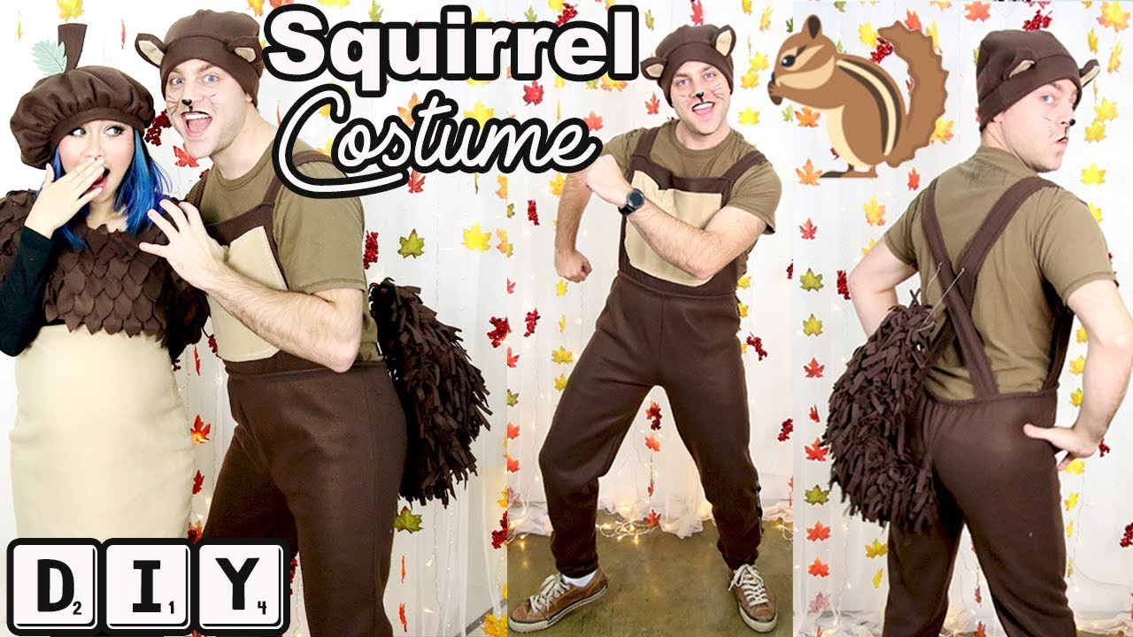 DIY Squirrel Costume
 DIY Man Squirrel Costume