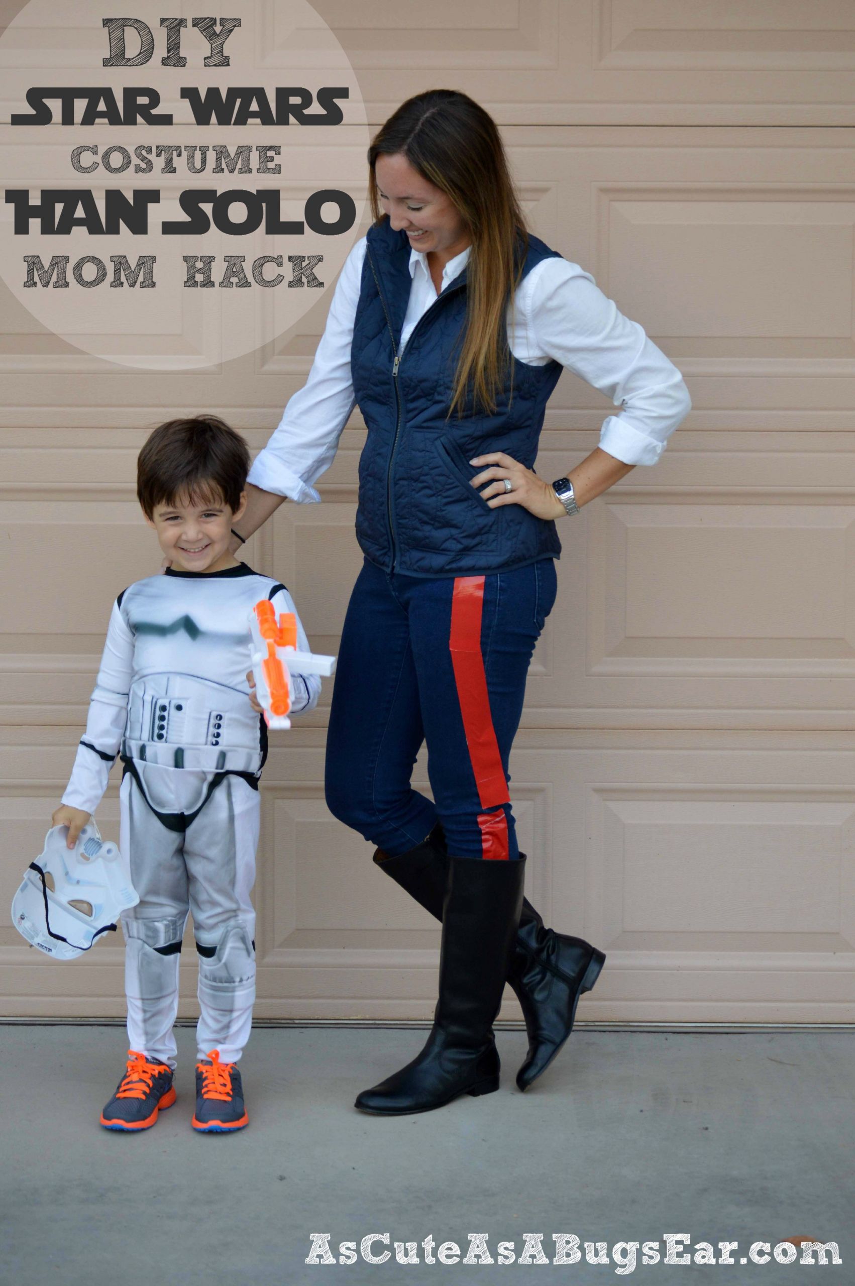 DIY Star Wars Costume
 DIY Star Wars Costume Han Solo Mom Hack