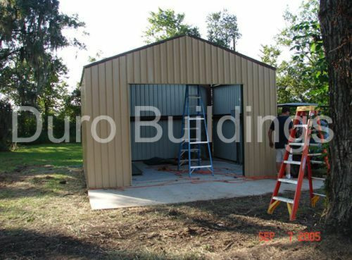 DIY Steel Building Kits
 DuroBEAM Steel 24x24x12 Metal Building Kits DiRECT Prefab