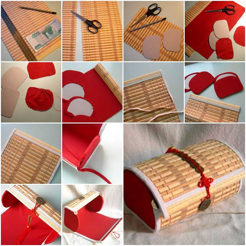 DIY Step Up Box
 How to make Bamboo Placemat Box step by step DIY