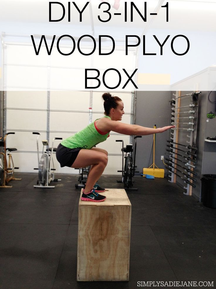 DIY Step Up Box
 Top 25 ideas about DIY GYM EQUIPMENT on Pinterest