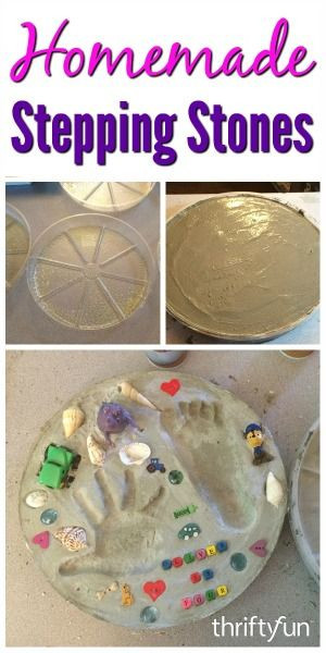 DIY Stepping Stones With Kids
 Homemade Stepping Stones