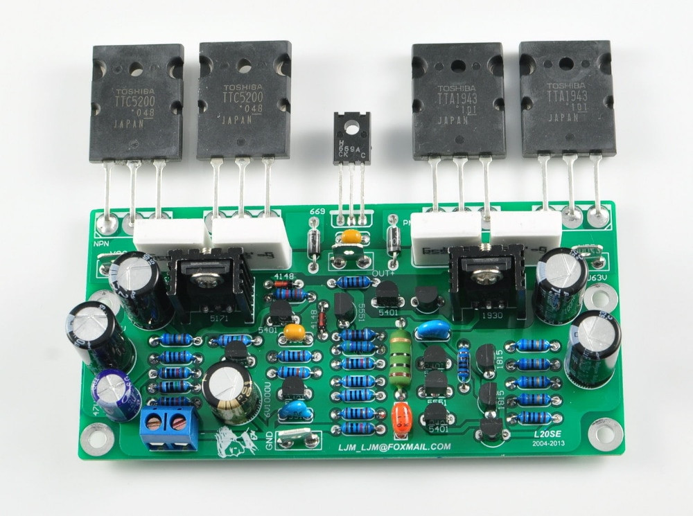 DIY Stereo Amplifier Kit
 DIY L20 SE Stero Audio power amplifier Kit DIY AMP A1943