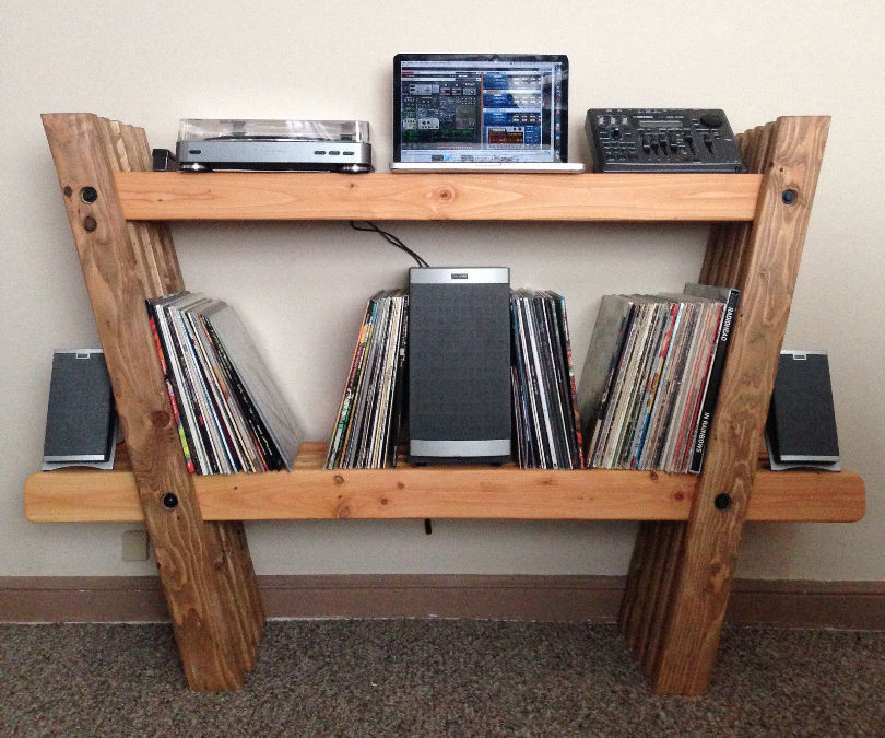 DIY Stereo Cabinet Plans
 Record & Stereo Rack