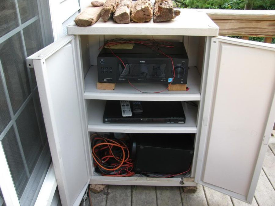 DIY Stereo Cabinet Plans
 Astonishing Outdoor Waterproof Cabinet For Stereo With f