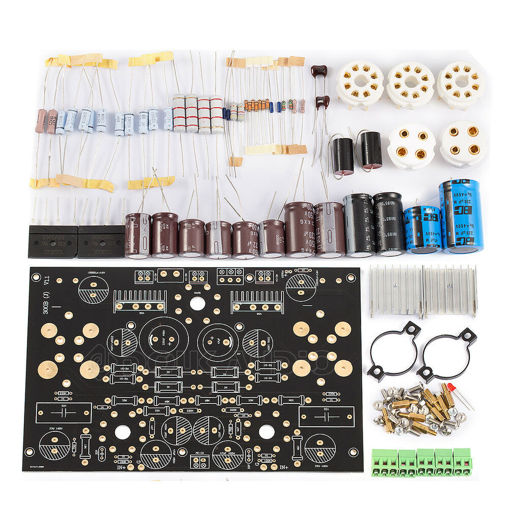 DIY Stereo Tube Amp Kit
 Douk Audio Single ended Pure Class A 300B Tube Amp HiFi