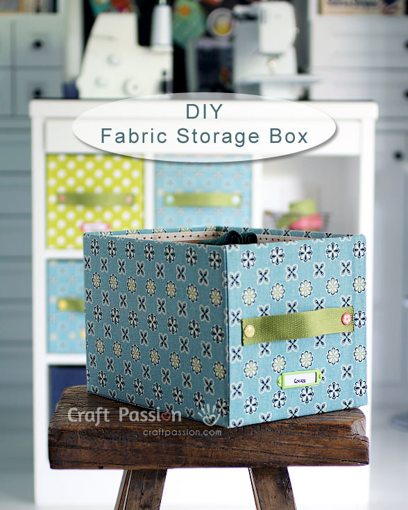 DIY Storage Box
 Fabric Storage Box DIY Tutorial