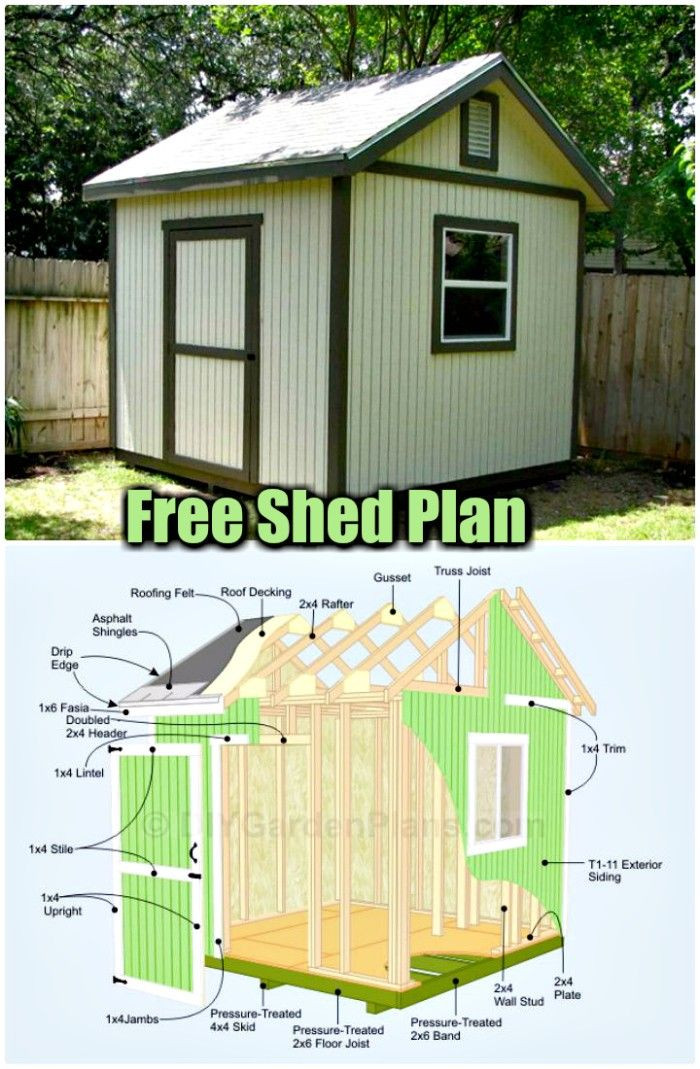 DIY Storage Sheds Plans
 30 Easy DIY Shed Plans To Store More Than Your Tools