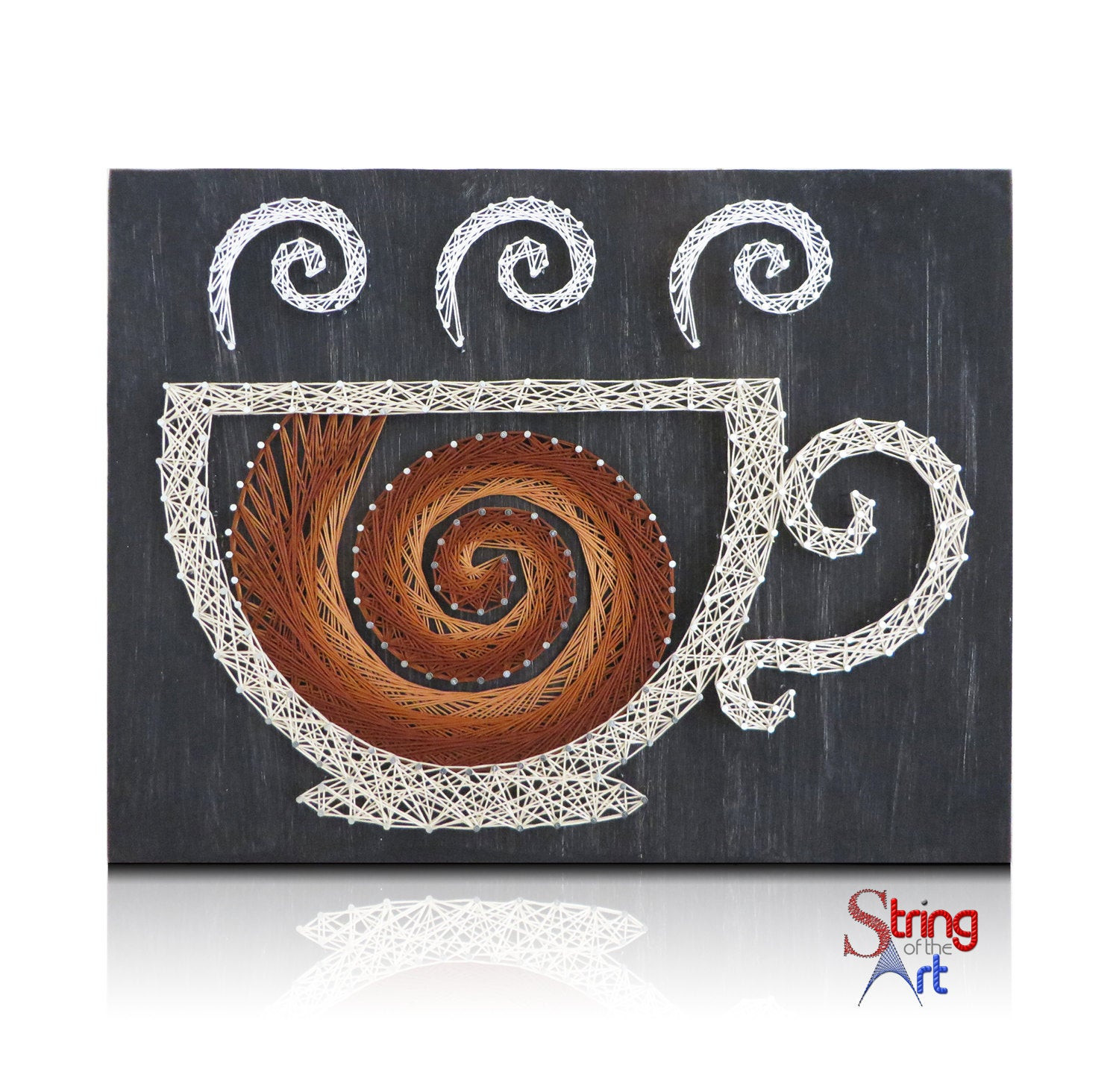 DIY String Art Kit
 DIY String Art Kit Coffee String Art Crafts Kit DIY Kit