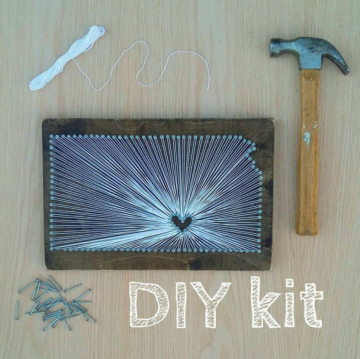 DIY String Art Kit
 DIY Kansas String Art Kit State string Art Kit Kansas Nail