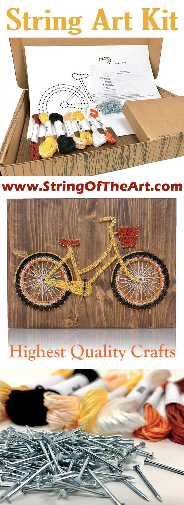DIY String Art Kit
 114 best images about DIY String Art Kits on Pinterest