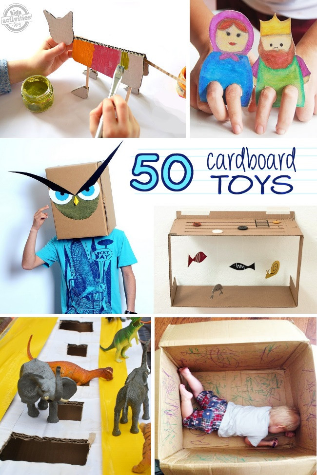 DIY Stuff For Kids
 50 Things you can do with a Card Board Box