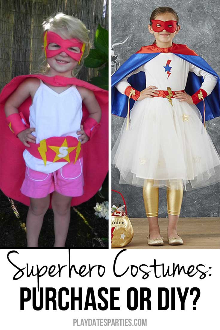 DIY Superhero Costume For Girls
 Should You Purchase or DIY Superhero Costumes for Girls