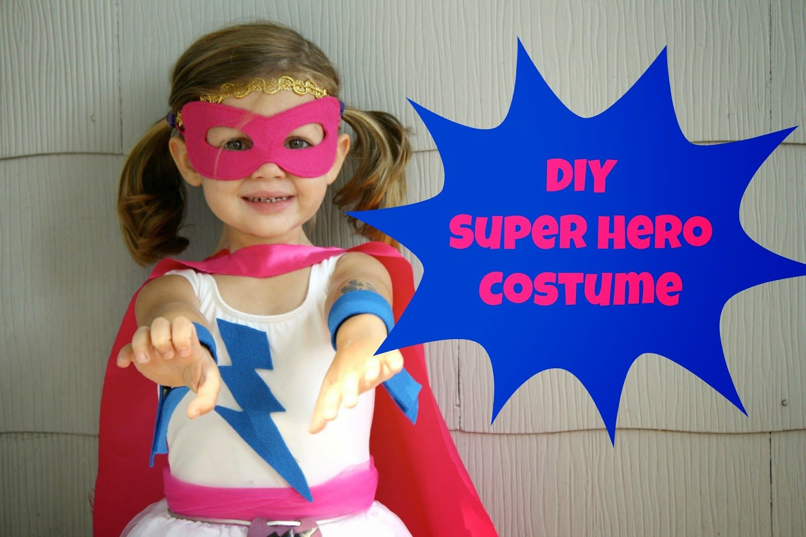 DIY Superhero Costume For Girls
 DIY Super Hero Costume For Girls