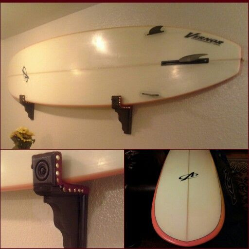 DIY Surfboard Wall Rack
 DIY surfboard wall rack You can find everything you need