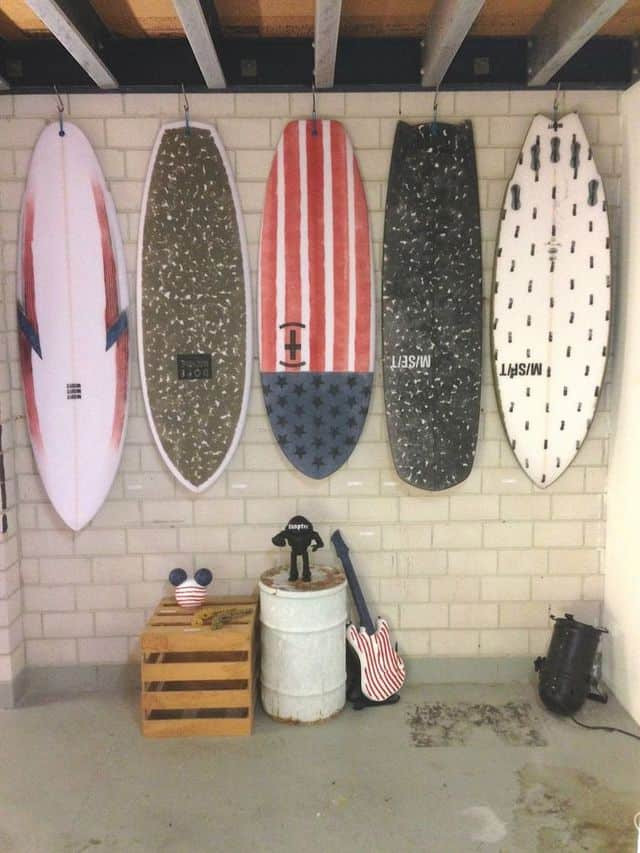 DIY Surfboard Wall Rack
 9 OF THE COOLEST SURFBOARD RACKS EVER