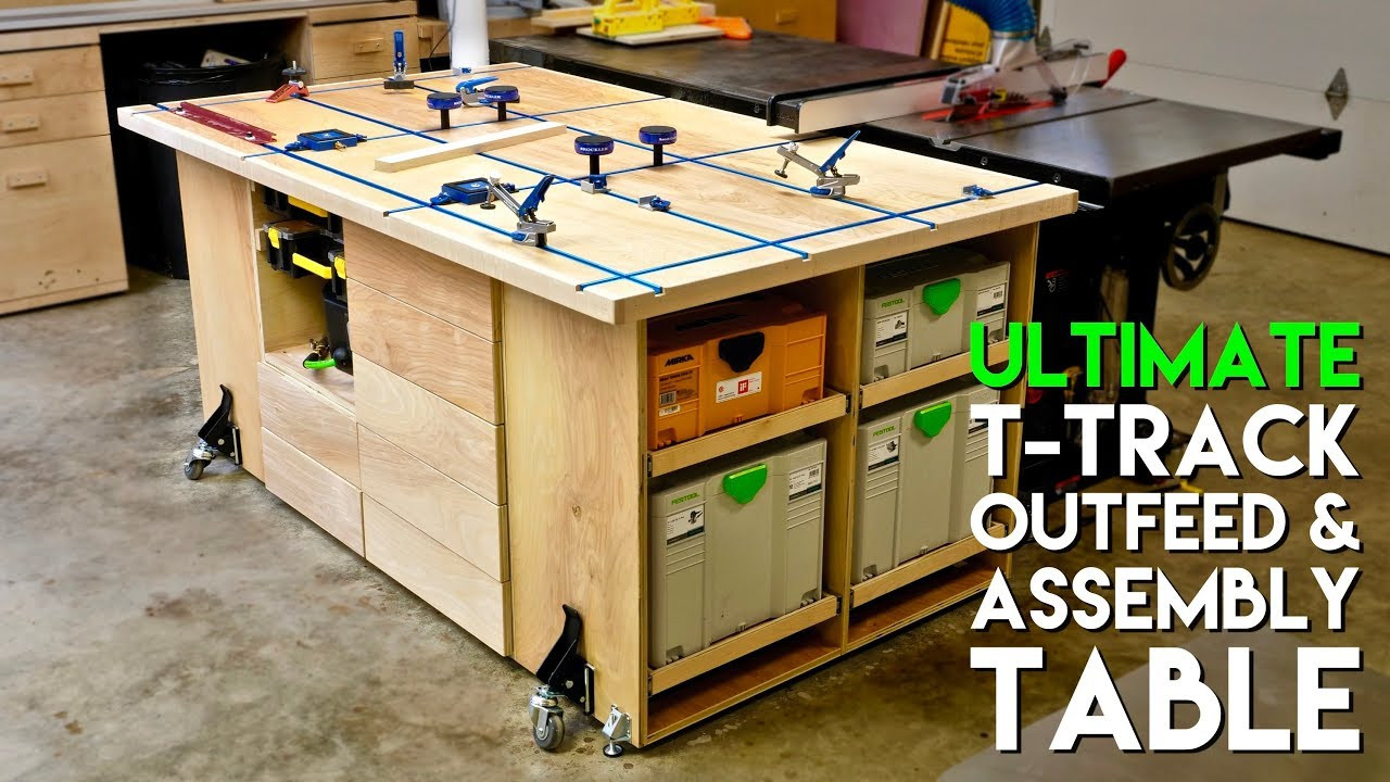 DIY T Track
 ULTIMATE T Track Assembly & Outfeed Table Workbench with