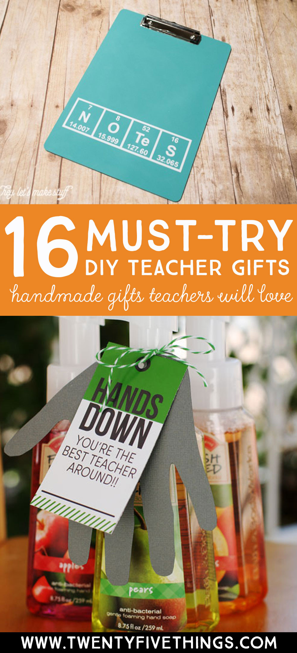 DIY Teacher Gifts
 All time Best DIY Teacher Gifts Fun Teacher Appreciation