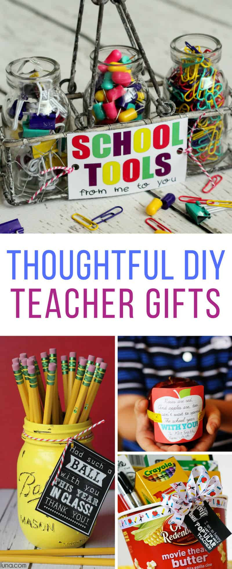 DIY Teacher Gifts
 DIY Back to School Teacher Gifts That Are Super CUTE