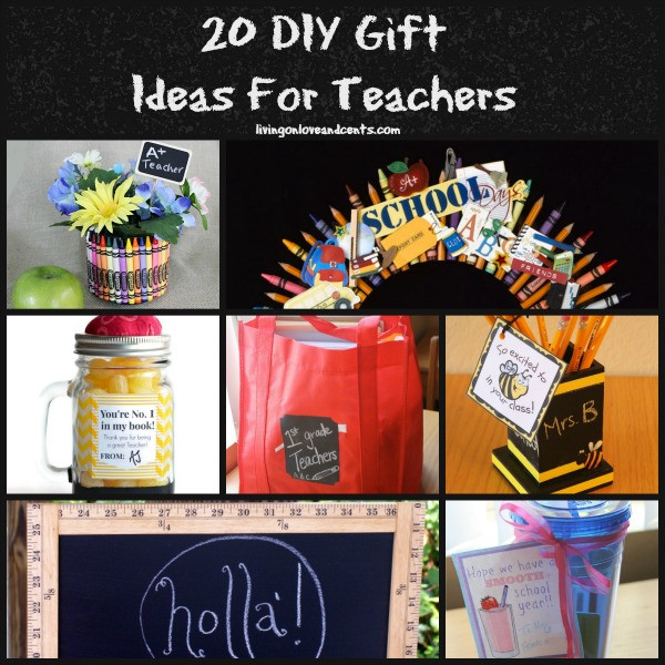 DIY Teacher Gifts Ideas
 Easy Crafts 20 DIY Gift Ideas For Teachers Inspiring Momma
