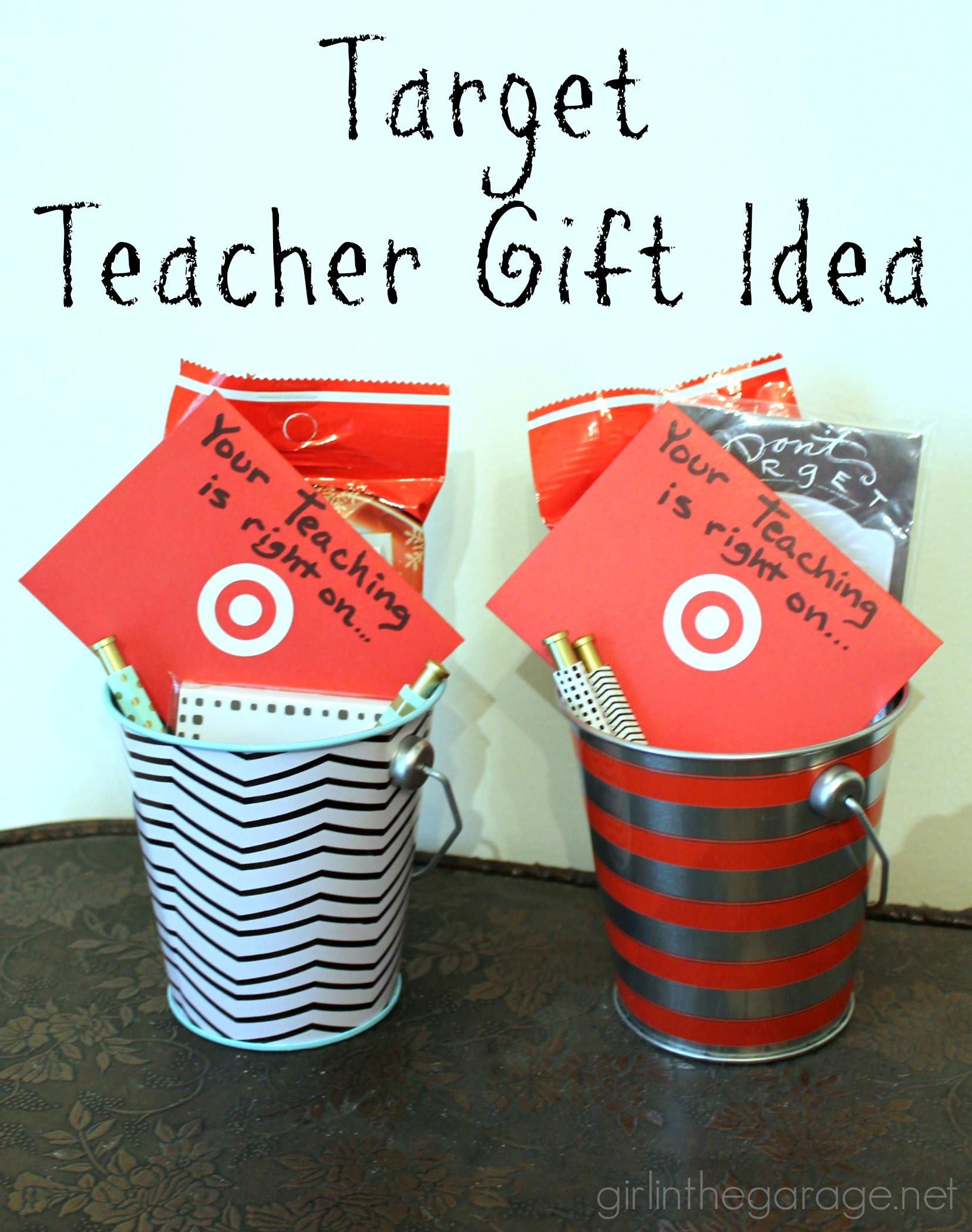DIY Teacher Gifts Ideas
 Easy Teacher Gift Idea