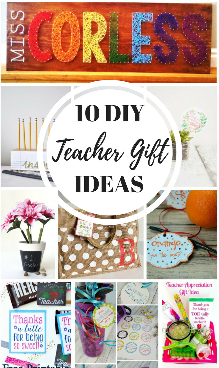 DIY Teacher Gifts Ideas
 10 Simple DIY Teacher Gift Ideas Merry Monday Link Party