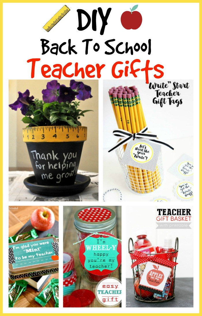 DIY Teacher Gifts
 Brilliant DIY Gifts For Teachers