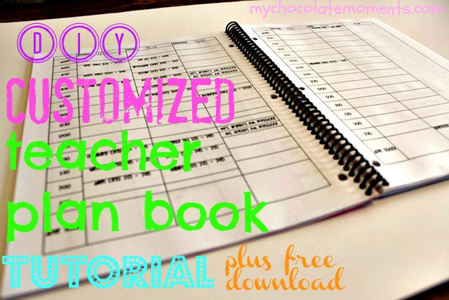 DIY Teacher Planner
 DIY customized lesson planner tutorial