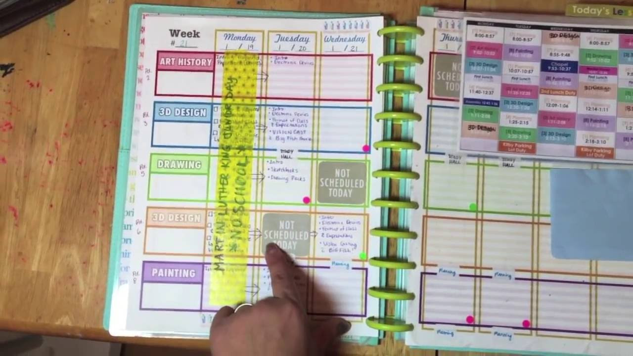 DIY Teacher Planner
 How I made a teacher planner DIY Planning and Planner
