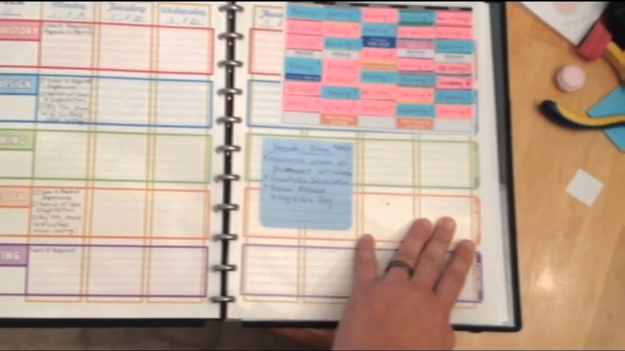 DIY Teacher Planner
 DIY Teacher planner using Arc Notebook
