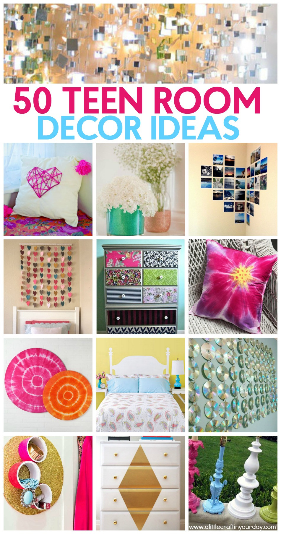 DIY Teenage Girl Room Decorations
 50 Teen Girl Room Decor Ideas A Little Craft In Your