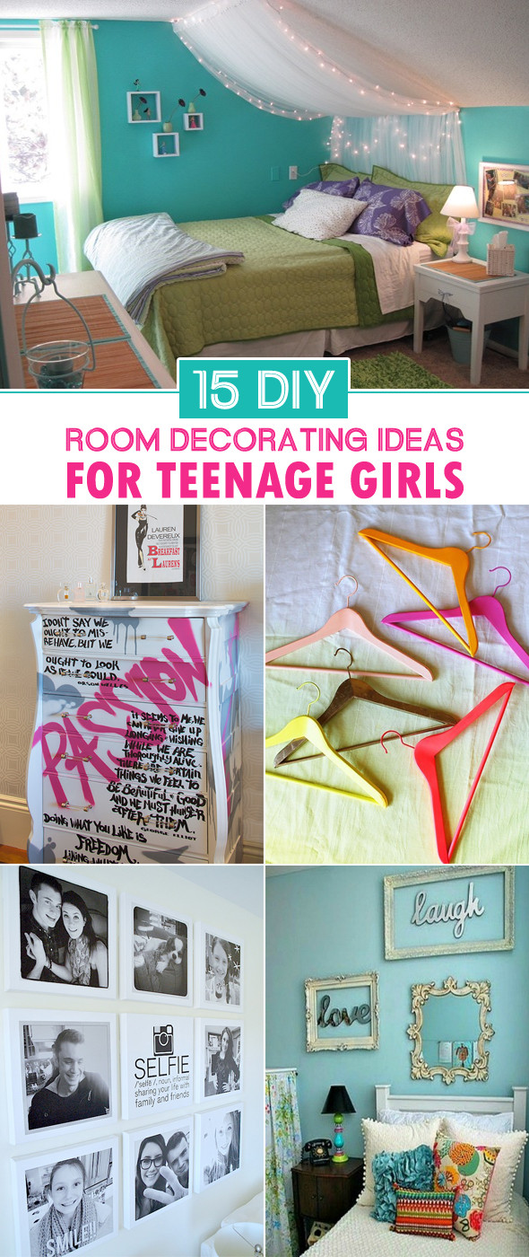 DIY Teenage Girl Room Decorations
 15 DIY Room Decorating Ideas For Teenage Girls