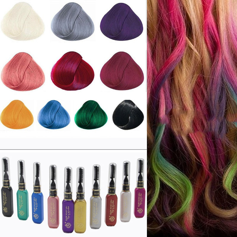 DIY Temporary Hair Dye
 1Pcs Hair Color Dye Cream Professional Easy Temporary Non