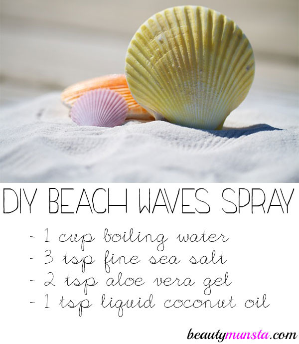 DIY Texturizing Spray For Fine Hair
 DIY Sea Salt Spray for Curly Hair beautymunsta