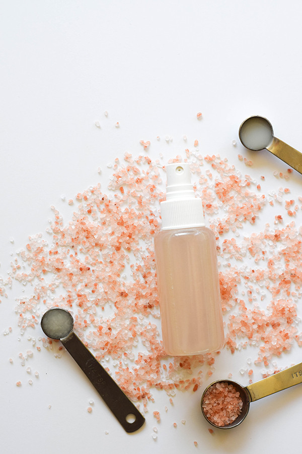 DIY Texturizing Spray For Fine Hair
 DIY sea salt spray via Michelle Phan