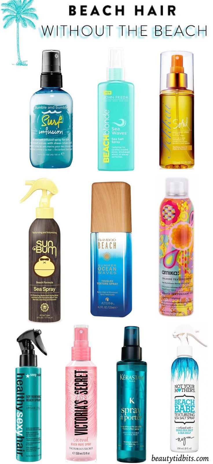 DIY Texturizing Spray For Fine Hair
 Beachy Waves in a Bottle The Best Texturizing Sprays For