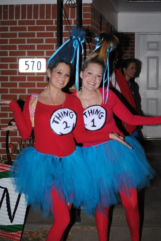 DIY Thing 1 And Thing 2 Costumes
 60 Awesome Girlfriend Group Costume Ideas 2017