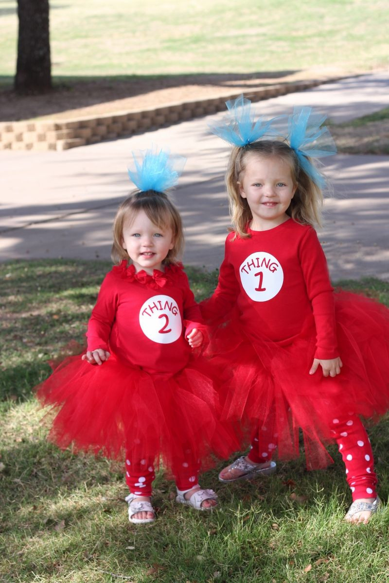 DIY Thing 1 And Thing 2 Costumes
 Thing 1 and Thing 2 Costumes
