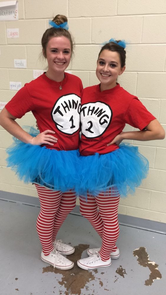 DIY Thing 1 And Thing 2 Costumes
 30 Halloween Costumes For Best Friends