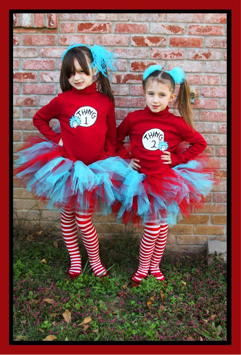 DIY Thing 1 And Thing 2 Costumes
 Thing 1 & 2