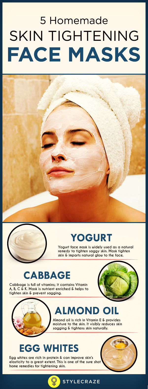 DIY Tightening Face Mask
 6 Homemade Skin Tightening Face Masks You Should